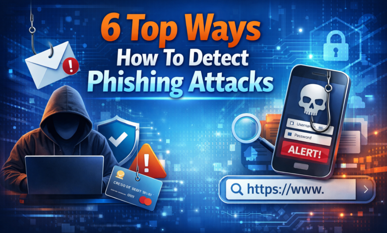 How to detect phishing attacks with email warnings, fake links, and cybersecurity alerts.