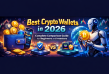 Best crypto wallets in 2026 comparison showing secure digital wallets for beginners and investors