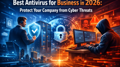 Best antivirus for business in 2026 to protect company systems from cyber threats.