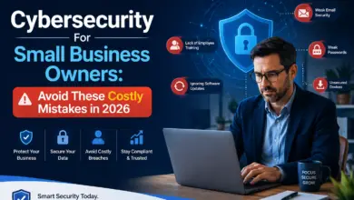 Cybersecurity for small business owners.