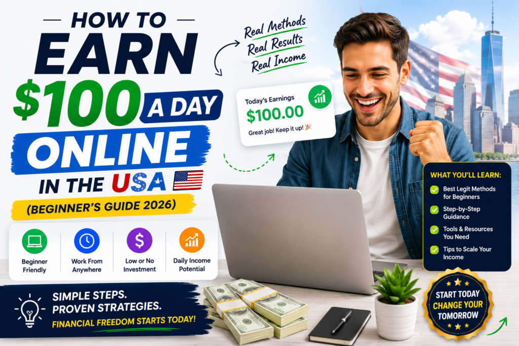 earn $100 a day online