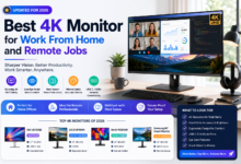 Best 4K Monitor for Work From Home.