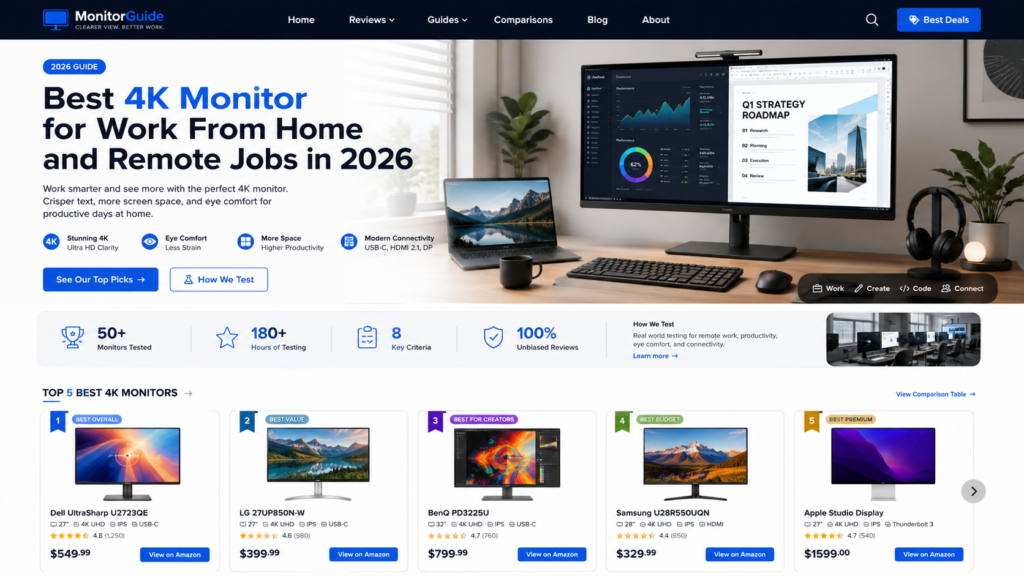 monitor for work from home